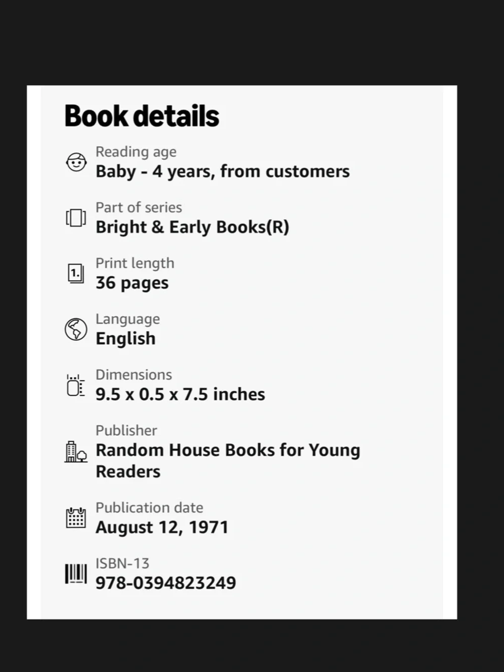 $3 Berenstain's B Book. $3 WHEN BUNDLED WITH 3 Or More